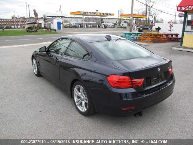 WBA3N7C50FK224538 - 2015 BMW 428 BLACK photo 3