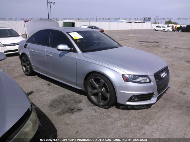 WAUBGAFLXBA162188 - 2011 AUDI S4 PREMIUM PLUS SILVER photo 1