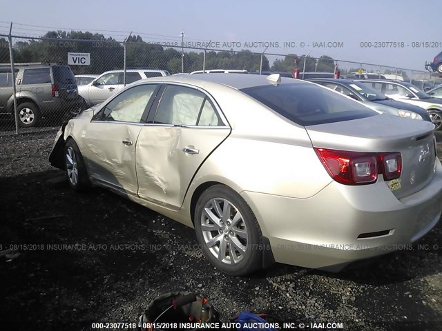 1G11J5SX8DF235198 - 2013 CHEVROLET MALIBU LTZ 棕色 照片 3