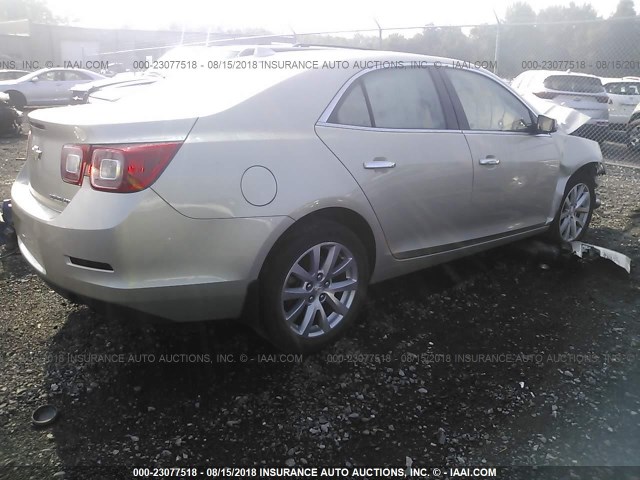 1G11J5SX8DF235198 - 2013 CHEVROLET MALIBU LTZ 棕色 照片 4