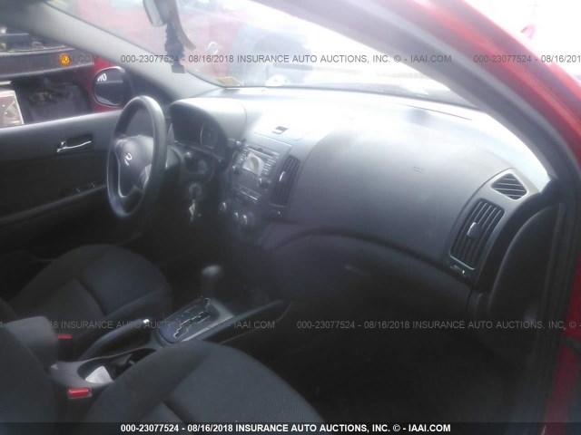 KMHDC8AE0AU069410 - 2010 HYUNDAI ELANTRA TOURING GLS/SE RED photo 5