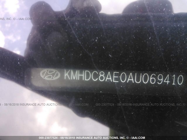 KMHDC8AE0AU069410 - 2010 HYUNDAI ELANTRA TOURING GLS/SE RED photo 9