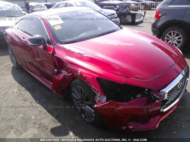 JN1FV7EK7HM610287 - 2017 INFINITI Q60 RED SPORT 400 RED photo 1