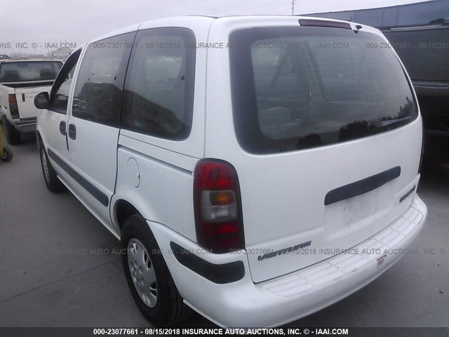 1GNDU23E71D280770 - 2001 CHEVROLET VENTURE ECONOMY WHITE photo 3