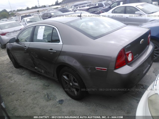 1G1ZB5E11BF149851 - 2011 CHEVROLET MALIBU LS Qəhvəyi foto 3