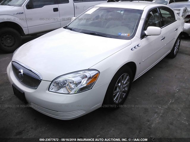 1G4HD57M99U103156 - 2009 BUICK LUCERNE CXL WHITE photo 2