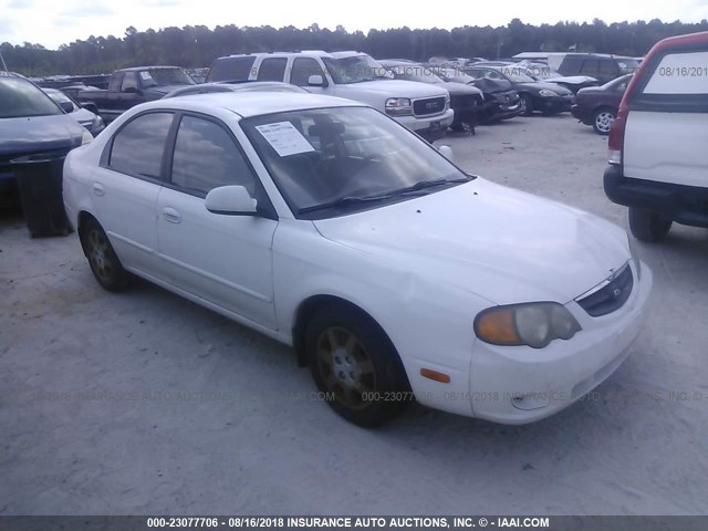 KNAFB161635118181 - 2003 KIA SPECTRA GS/GSX WHITE photo 1