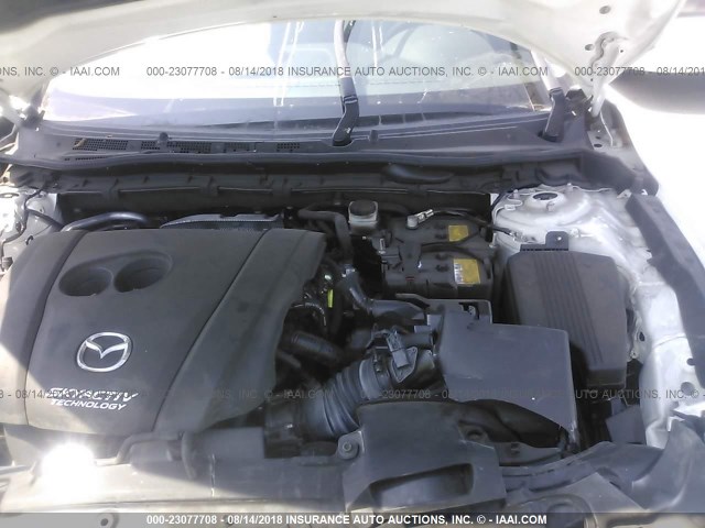 JM1GJ1V67F1169580 - 2015 MAZDA 6 TOURING WHITE photo 10