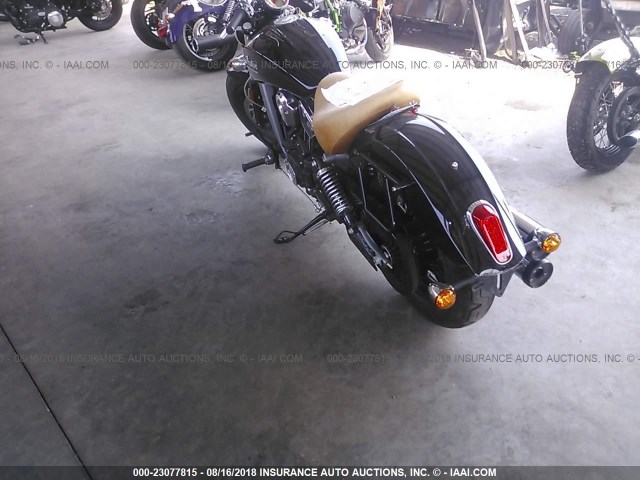 56KMSA005F3104440 - 2015 INDIAN MOTORCYCLE CO. SCOUT ABS BLACK photo 3