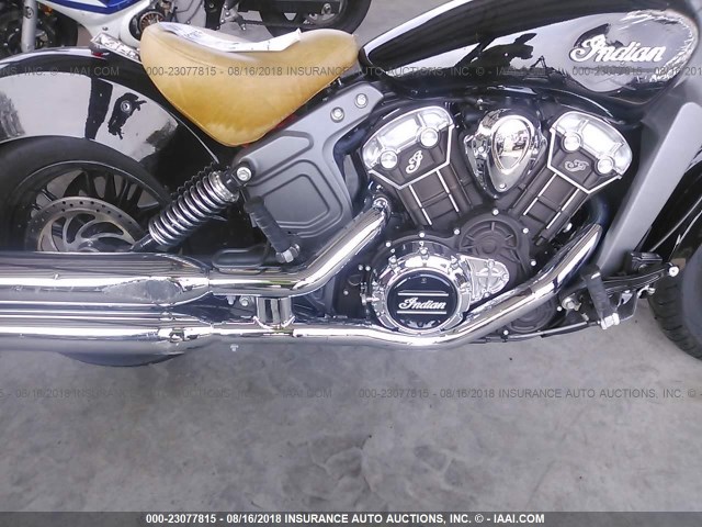 56KMSA005F3104440 - 2015 INDIAN MOTORCYCLE CO. SCOUT ABS BLACK photo 8