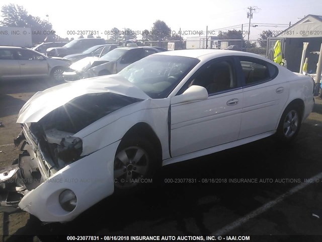 2G2WP522051335714 - 2005 PONTIAC GRAND PRIX Білий фото 2