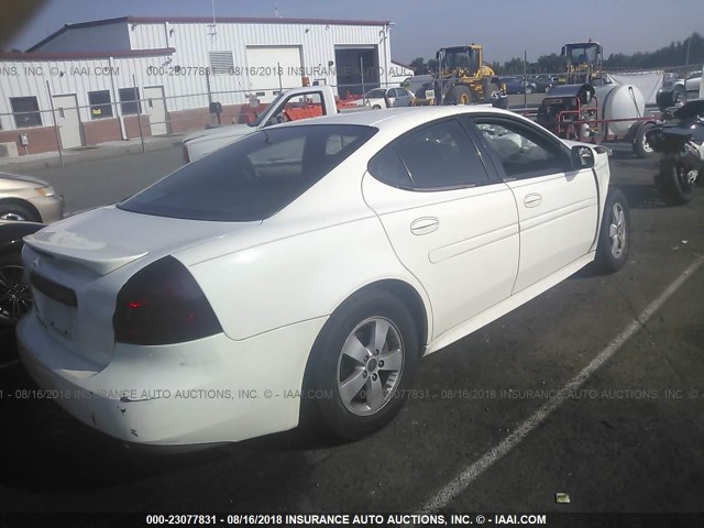 2G2WP522051335714 - 2005 PONTIAC GRAND PRIX Білий фото 4