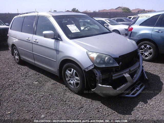 5FNRL38686B409902 - 2006 HONDA ODYSSEY EXL SILVER photo 1