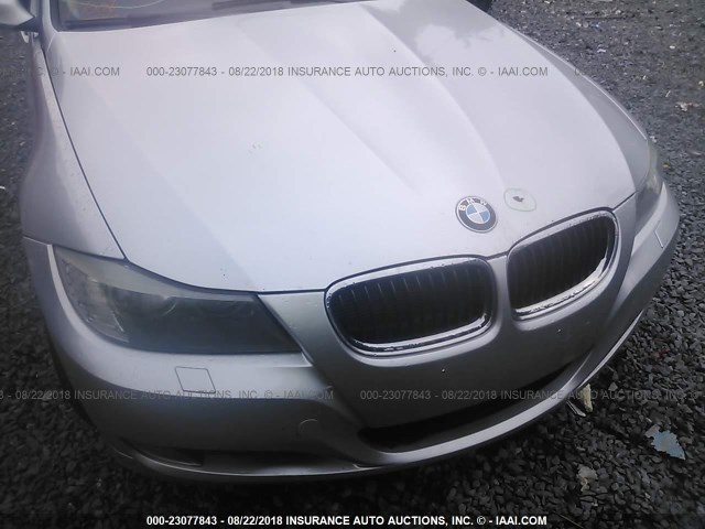 WBAPK5G57BNN31321 - 2011 BMW 328 XI SULEV SILVER photo 6