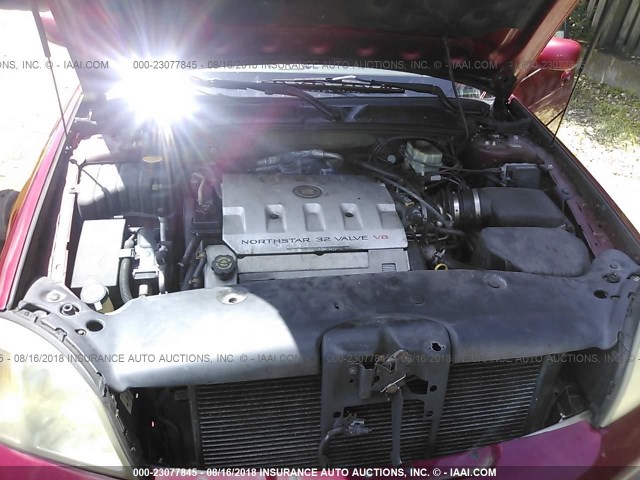 1G6KD54Y9YU312884 - 2000 CADILLAC DEVILLE RED photo 10