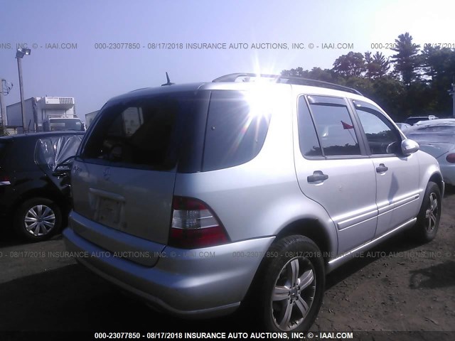 4JGAB57EX3A407606 - 2003 MERCEDES-BENZ ML 350 SILVER photo 6