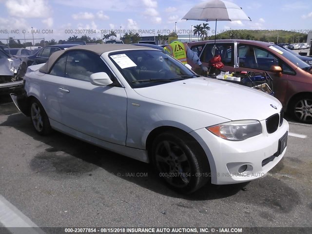 WBAUL7C51DVU08392 - 2013 BMW 128 I WHITE photo 1