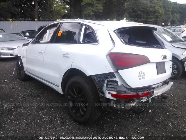 WA1CFAFP3FA101746 - 2015 AUDI Q5 PREMIUM WHITE photo 3