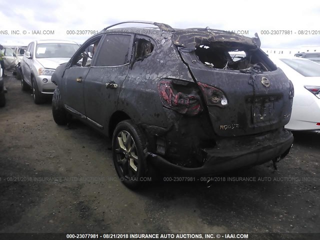 JN8AS5MV2BW252273 - 2011 NISSAN ROGUE S/SV/KROM BLACK photo 3