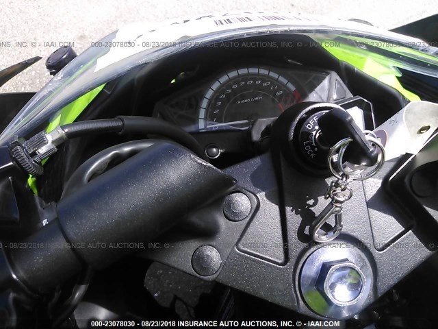 JKAEX8B10GDA29049 - 2016 KAWASAKI EX300 B GREEN photo 7