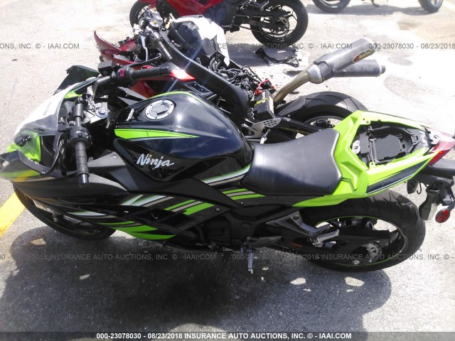 JKAEX8B10GDA29049 - 2016 KAWASAKI EX300 B GREEN photo 9