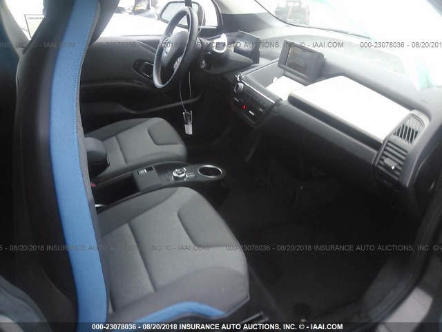 WBY1Z8C34HV891650 - 2017 BMW I3 REX WHITE photo 5