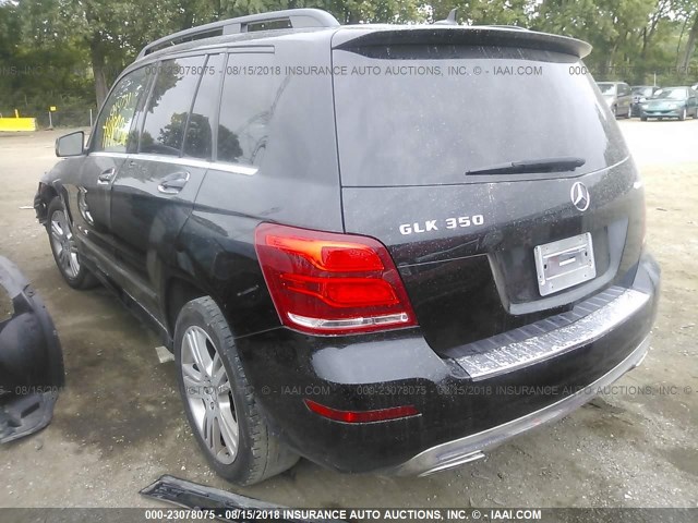 WDCGG8JB1DF994731 - 2013 MERCEDES-BENZ GLK 350 4MATIC BLACK photo 3