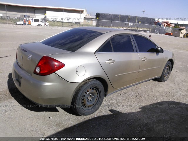 1G2ZF58B974154481 - 2007 PONTIAC G6 VALUE LEADER/BASE CREAM photo 4