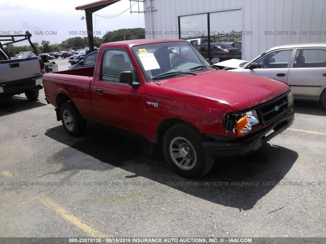 1FTCR10A7VUA52162 - 1997 FORD RANGER RED photo 1