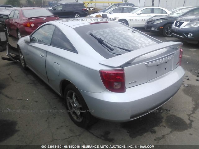 JTDDY32T340071864 - 2004 TOYOTA CELICA GT-S SILVER photo 3