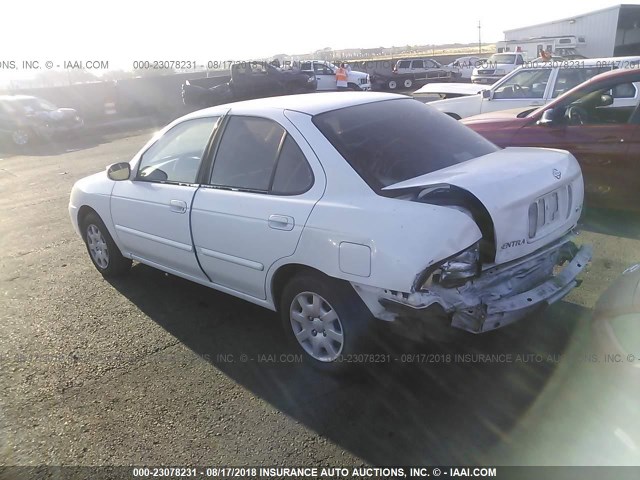 3N1CB51D81L471021 - 2001 NISSAN SENTRA XE/GXE WHITE photo 3