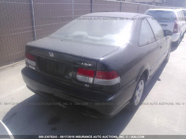 1HGEJ8170YL806493 - 2000 HONDA CIVIC SI BLACK photo 4