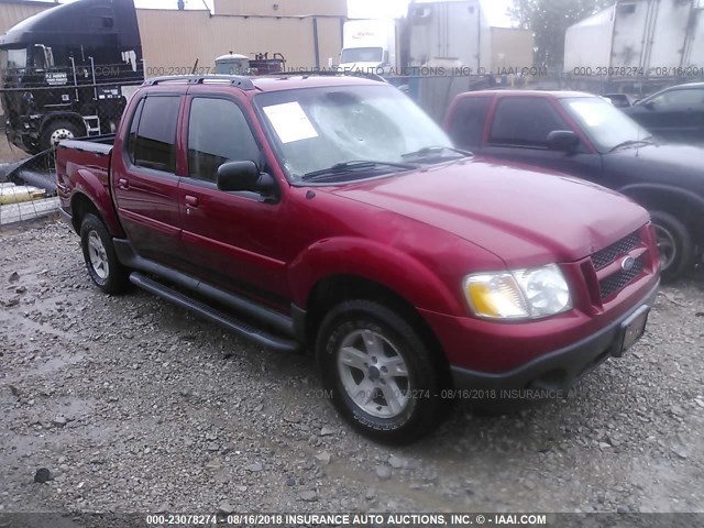 1FMZU67K75UA88739 - 2005 FORD EXPLORER SPORT TR  MAROON photo 1