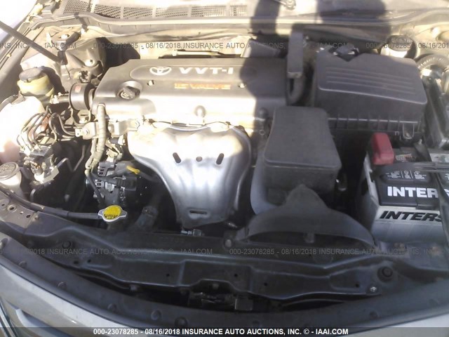 JTNBE46K873043032 - 2007 TOYOTA CAMRY NEW GENERAT CE/LE/XLE/SE GRAY photo 10