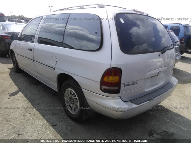 2FMDA5147WBB54799 - 1998 FORD WINDSTAR WAGON SILVER photo 3