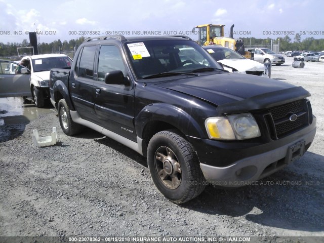 1FMZU67E61UC29658 - 2001 FORD EXPLORER SPORT TR  BLACK photo 1