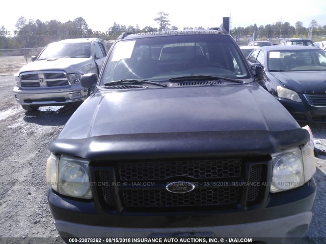 1FMZU67E61UC29658 - 2001 FORD EXPLORER SPORT TR  BLACK photo 6