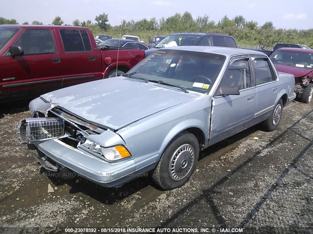 1G4AG55M0S6401228 - 1995 BUICK CENTURY SPECIAL BLUE photo 2