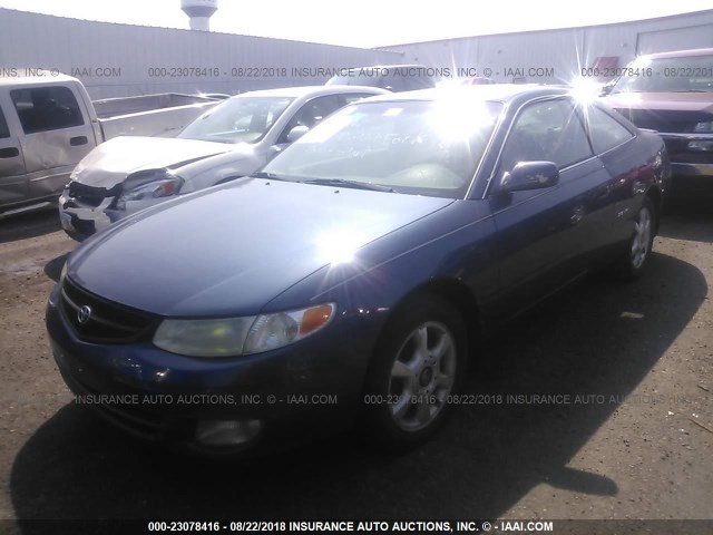 2T1CF22P5YC286849 - 2000 TOYOTA CAMRY SOLARA SE/SLE Mavi foto 2