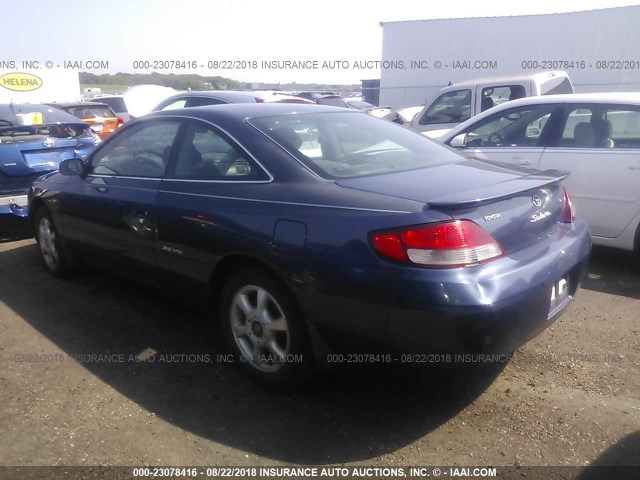 2T1CF22P5YC286849 - 2000 TOYOTA CAMRY SOLARA SE/SLE Mavi foto 3