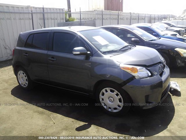 JTKKU4B43A1004066 - 2010 TOYOTA SCION XD GRAY photo 1