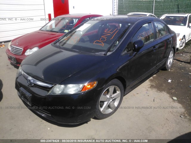 1HGFA16938L088265 - 2008 HONDA CIVIC EXL 黑色 照片 2