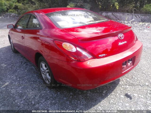 4T1CE38P46U751018 - 2006 TOYOTA CAMRY SOLARA SE/SLE წითელი ფოტო 3