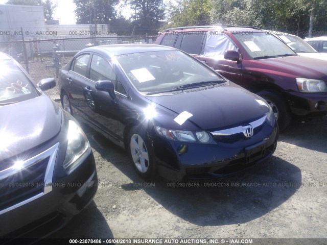 2HGFA1F68BH549552 - 2011 HONDA CIVIC LX-S Navy photo 1