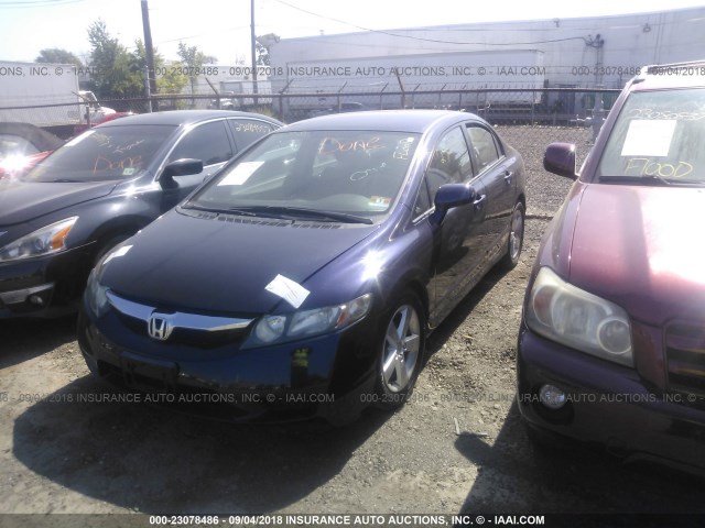 2HGFA1F68BH549552 - 2011 HONDA CIVIC LX-S Dəniz mavisi foto 2