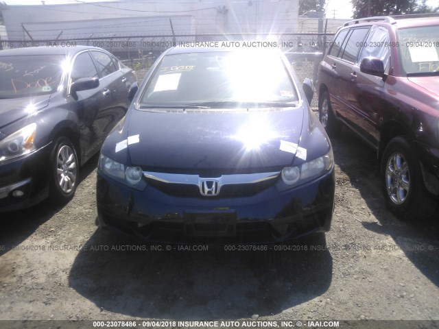 2HGFA1F68BH549552 - 2011 HONDA CIVIC LX-S Dəniz mavisi foto 6