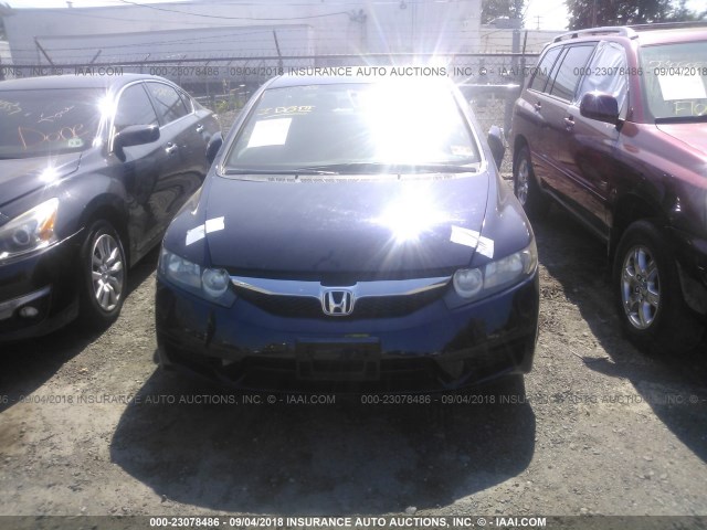 2HGFA1F68BH549552 - 2011 HONDA CIVIC LX-S Navy photo 6