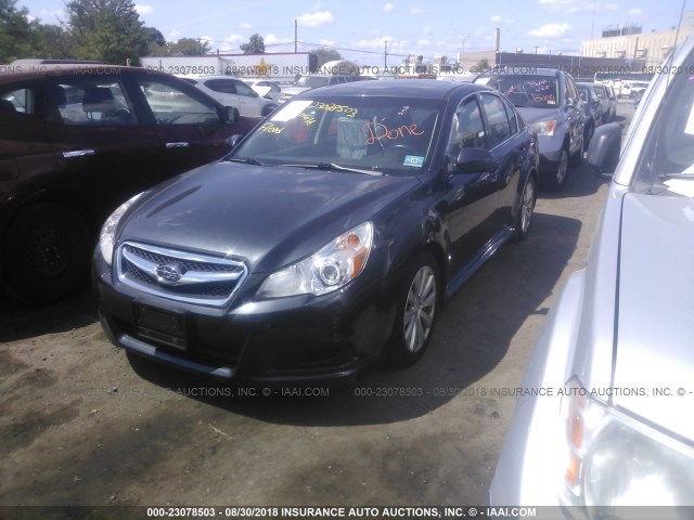 4S3BMDK64B2224501 - 2011 SUBARU LEGACY 3.6R LIMITED GRAY photo 2