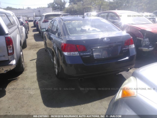 4S3BMDK64B2224501 - 2011 SUBARU LEGACY 3.6R LIMITED GRAY photo 3