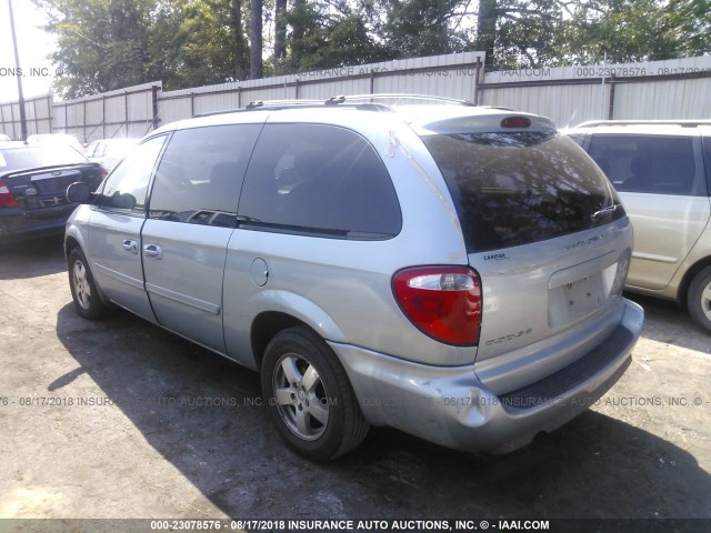 2D8GP44L06R822352 - 2006 DODGE GRAND CARAVAN SXT Light Blue photo 3